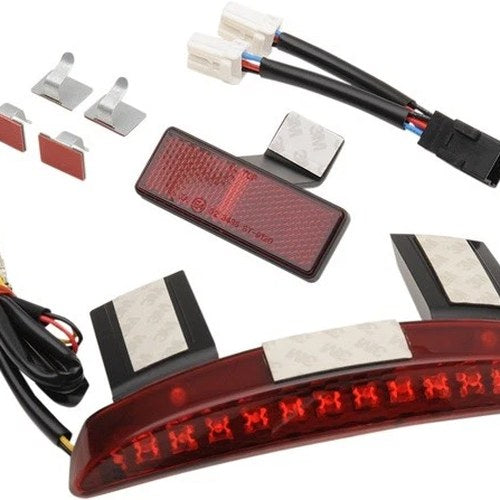 Drag Specialties LED Taillight for Chopped Rear Fender Red #1035548