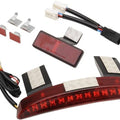 Drag Specialties LED Taillight for Chopped Rear Fender Red #1035548
