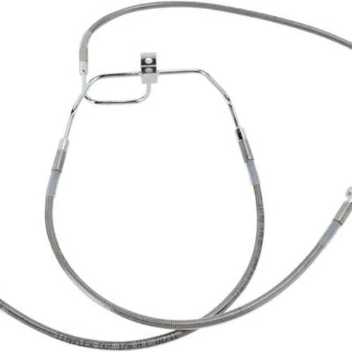 DS Braided Brake Line Kit Non-ABS Front Harley Fxdf Dyna Fat Bob 08-16