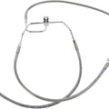 DS Braided Brake Line Kit Non-ABS Front Harley Fxdf Dyna Fat Bob 08-16