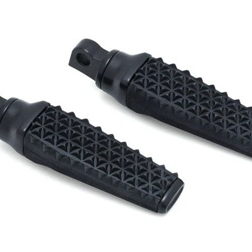 Kuryakyn Thresher Footpegs with Male Mount Satin Black #5953 Harley Davidson