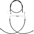 Magnum Alt Length XR Non-ABS Comp. Front Brake Line Kit 25" Blk/Chr #SBC1310-25