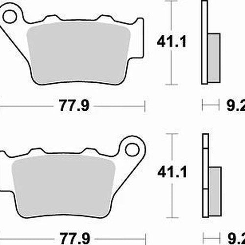 Braking CM44 Brake Pads #773CM44 Husqvarna/KTM/Husaberg/Gas/TM
