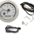 Dakota Digital 4.5" Mvx Analog Gauge System Chrome/White MVX-2011-WG-C