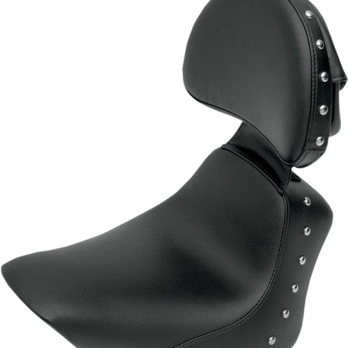 Saddlemen Renegade Heels Down Solo Seat With Backrest Studded #283066