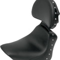 Saddlemen Renegade Heels Down Solo Seat With Backrest Studded #283066