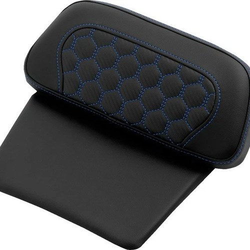 Saddlemen RoadSofa HC Chopped Tour-Pak Backrest Pad Blue Stitch #284933