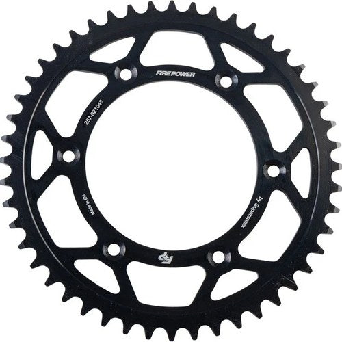Fire Power 520 Steel Rear Sprocket 48T Black #FPS-210-48-BLK for Honda