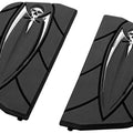 Kuryakyn Zombie Passenger Floorboard Inserts Chrome #4572 Harley Davidson