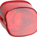 DS LED Laydown Taillight Lens Without Window Red Harley Davidson 143954