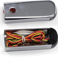 Alloy Art Strut Mount LED Marker Lights Chrome Smoke Lens #SSL-BR-2C