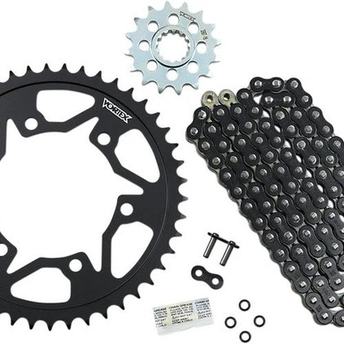 Vortex Wss Warranty Chain & Sprocket Kit 16/45T Black #CK6453 for Yamaha