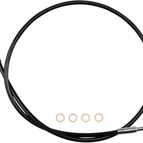 Magnum Alt Length XR Non-ABS Comp. Front Brake Line Kit 42" Blk/Chr #SBC0607-42
