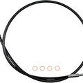 Magnum Alt Length XR Non-ABS Comp. Front Brake Line Kit 42" Blk/Chr #SBC0607-42