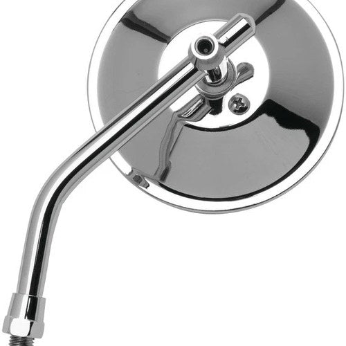 BikeMaster Round Adjustable Length Mirror 4" Chrome