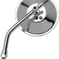 BikeMaster Round Adjustable Length Mirror 4" Chrome