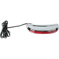 Kuryakyn LED Turn Signal Bar Filler Panel Chrome Red #3154 Harley Davidson