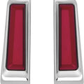 Kuryakyn Tracer LED Inserts for Saddlebag Supports Chrome Red #2900