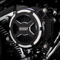 Vance & Hines VO2 X Black Contrast Air Cleaner Kit 42045 Harley M8 Touring