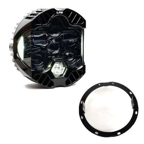 Baja Designs DOT LP6 LED Headlight Kit Black/White Harley Davidson Street Glide