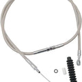 Drag Specialties Braided Clutch Cable 68-11/16" Clear Coated #211858