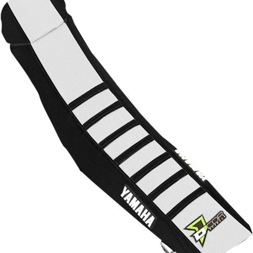 Dcor Ribbed Seat Cover Black/White/Black #30-50-461 for Yamaha YZ250F