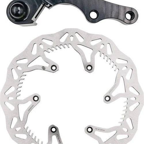 GBrakes Solid Wave Front Brake Rotor Kit GBDOS218