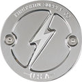 Thrashin Supply Co. Dished Points Cover Polished #TSC-3027-2 Harley Davidson