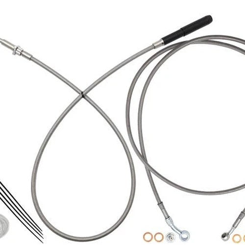 Fat Baggers EZ Install Cable Kit for 14" Ape Bars Stainless #219914