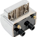 DS 12-Volt Dual Fire Ignition Coil 5 Ohm Chrome