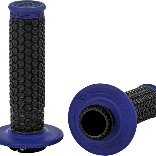 Fire Power Pilot MX Lock-On Grips Blue