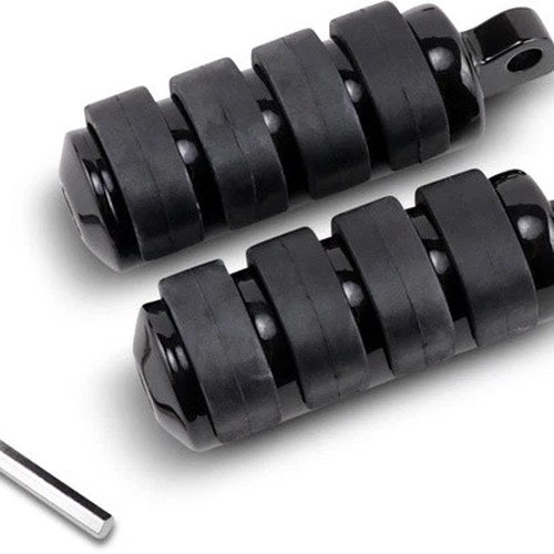 DS Soft-Ride Large Diameter Footpegs Black