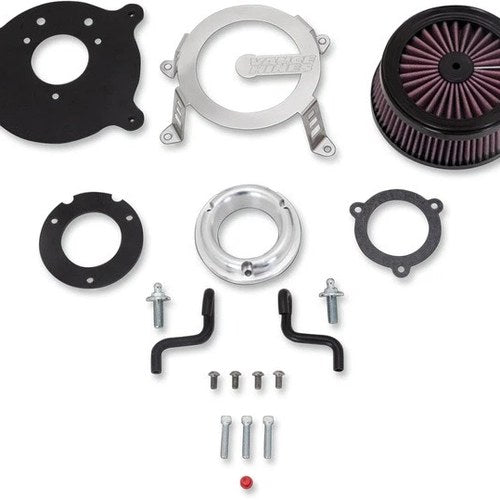 Vance & Hines VO2 Cage Fighter Air Cleaner Kit Brushed 70367 Harley Davidson