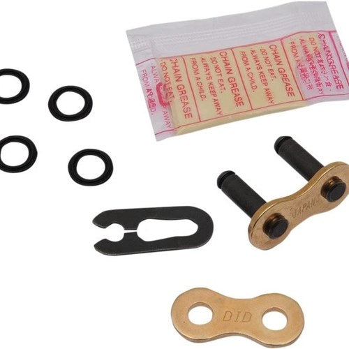 Did 520 ATV2 Series X-Ring Chain FJ Press Fit Master Link Gold