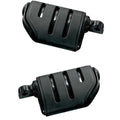Kuryakyn Trident Dually Iso Footpegs With Adapter Male Mount Black #7562