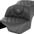 Saddlemen RoadSofa LS Seat Gray Stitch Harley Davidson Road Glide/Street Glide