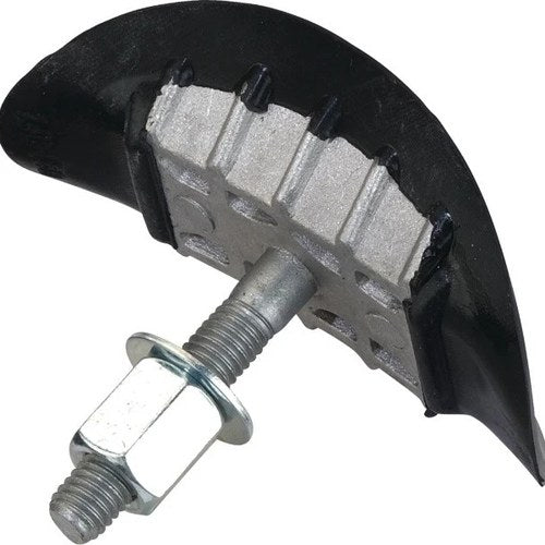 Moose Aluminum Rim Lock 1.40" to 1.60" Black/Silver