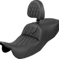 Saddlemen RoadSofa LS Seat with Driver Backrest Harley Davidson Freewheeler