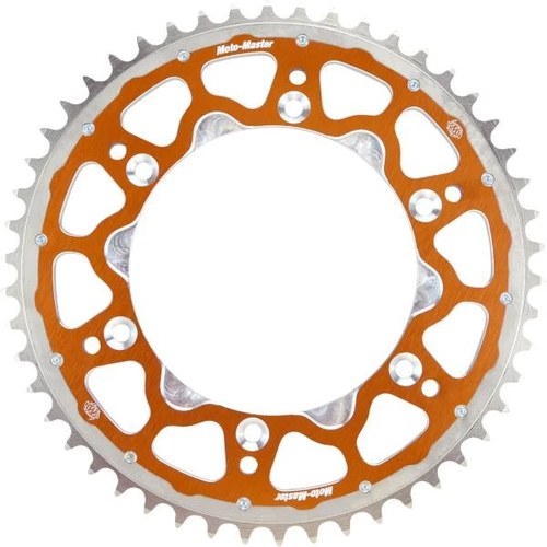 Moto-Master 420 Fusion Series Dual Ring Rear Sprocket 47T Orange #62.027.35.47