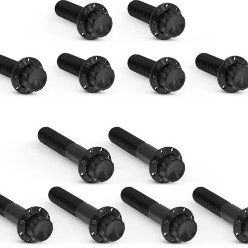 Arlen Ness Titanium Rocker Box Bolt Kit Black #300-993 Harley Davidson