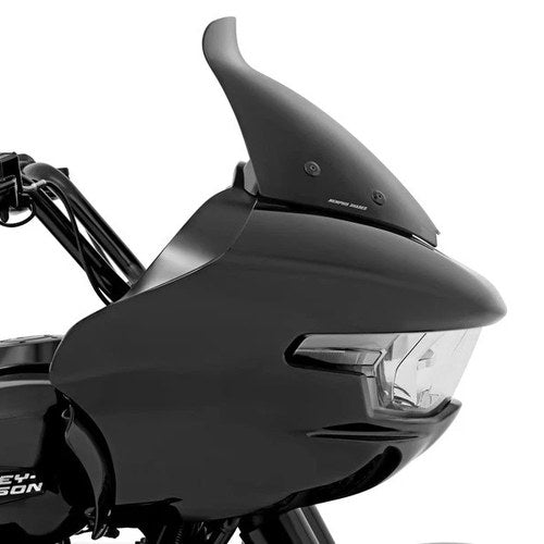 Memphis Shades Spoiler Windshield 7" Dark Black Smoke Harley Davidson Road Glide