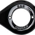 S&S Replacement Teardrop Cover for S&S Stealth Air Cleaner Kit Black 170-0686
