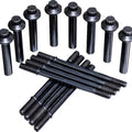 S&S Cylinder Stud/Headbolt Kit Black 8-Pack #900-1176 Harley Davidson