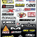 Factory Effex Sponsor Sticker Kit Style D Style