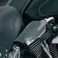 Kuryakyn AirMaster Reflective Saddle Shields Smoke #1186 Harley Davidson