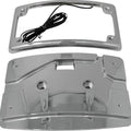 Kodlin Curved LED License Plate Kit Chrome KUS20103 Harley Davidson