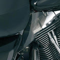 Kuryakyn AirMaster Reflective Saddle Shields Smoke #1188 Harley Davidson