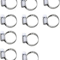 Magnum Fuel Line 3/8" Mini Hose Clamps Stainless Steel 10-Pack