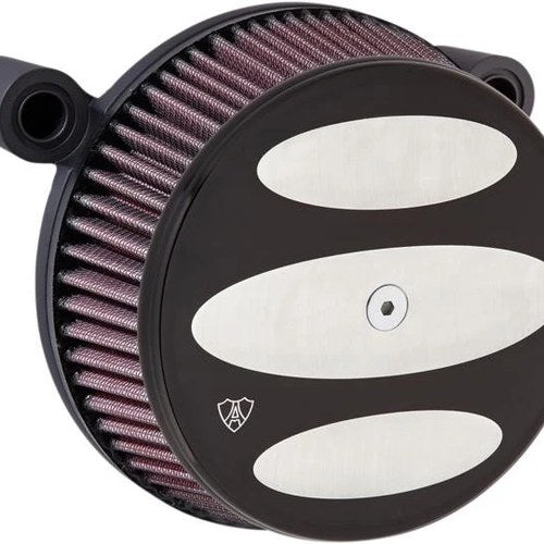Arlen Ness Big Sucker Stage 1 Air Cleaner Kit Scalloped Black #18-340