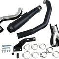 Cobra El Diablo 4" 2-into-1 Full Exhaust System Black #6485B Harley Davidson